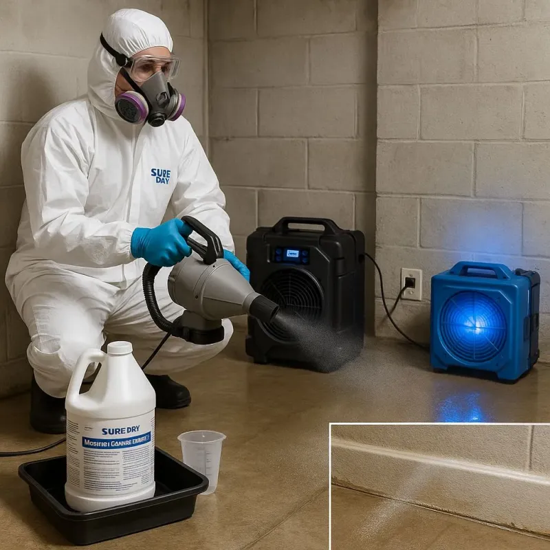 Sanitization and Odor Removal process in Parowan, UT